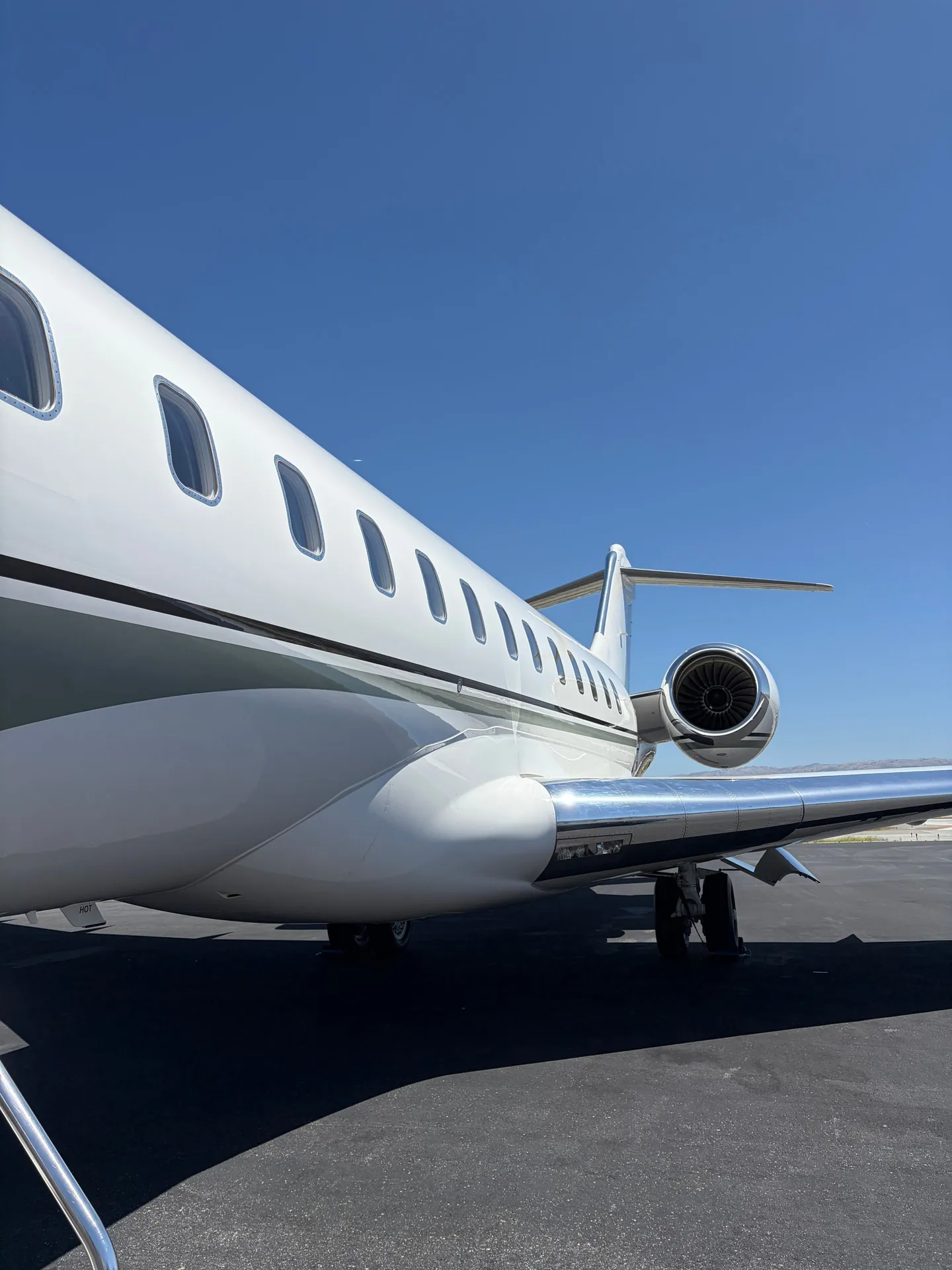 On the tarmac