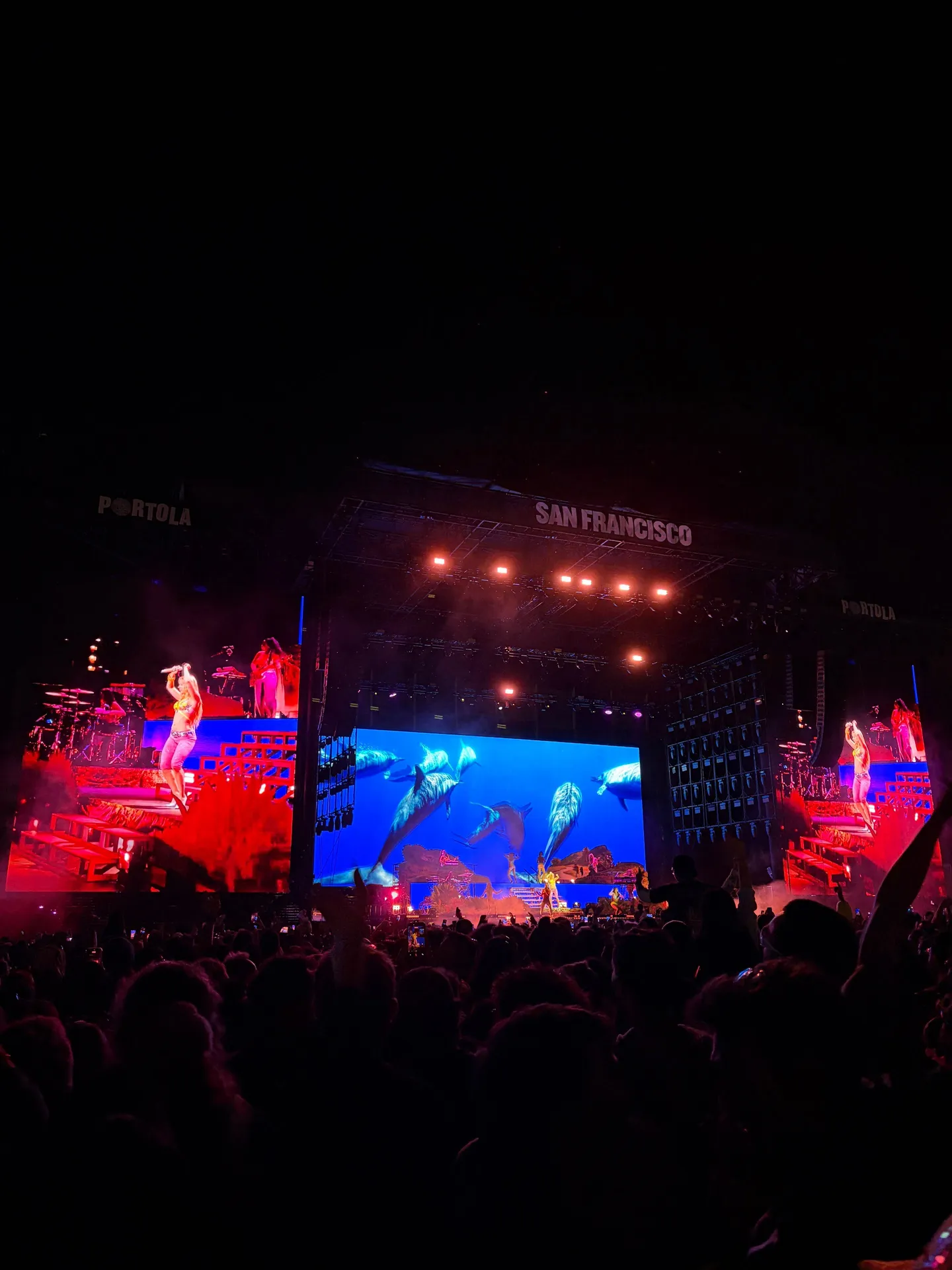Zara Larsson performing Symphony at Portola Music Festival in San Francisco